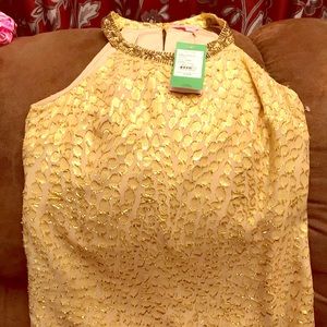 Lilly Gold Top in EUC